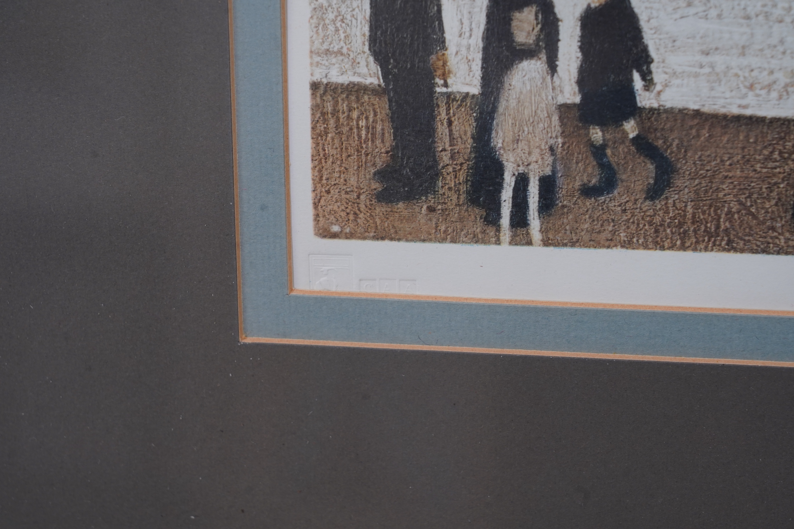 Laurence Stephen Lowry RBA, RA, 1887-1976, 'Crime Lake'